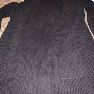 Black cardigan